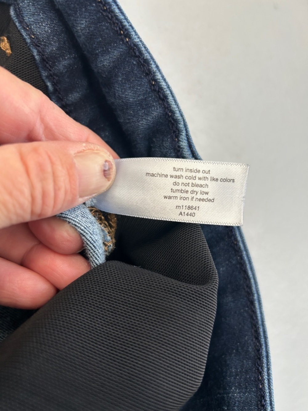 Lane Bryant Dark Blue Skinny Jeans Size 20 - Picture 5 of 6